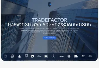 Screenshot of tradefactor.ge