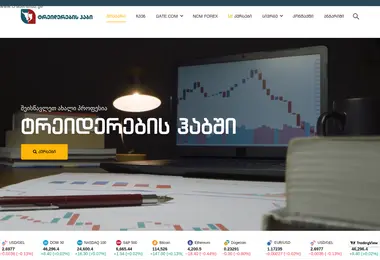 Скриншот tradershub.ge