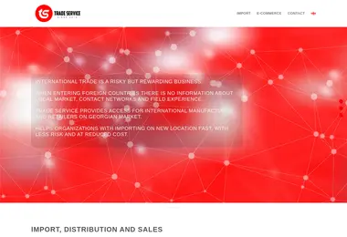 Screenshot of tradeservice.ge