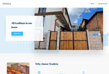 Screenshot of tradicia.ge