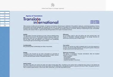 Screenshot of translations.ge