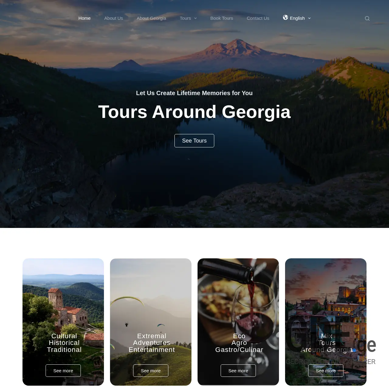 Screenshot of the site travelat.ge at 2025-12-13