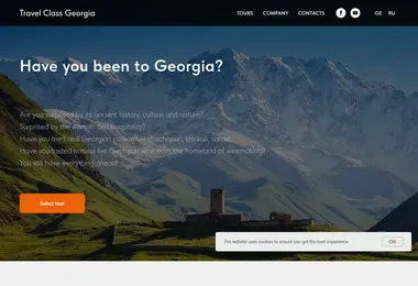 travelclass.ge-ის ეკრანის სურათი