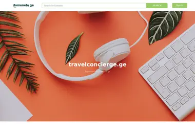 Screenshot of travelconcierge.ge