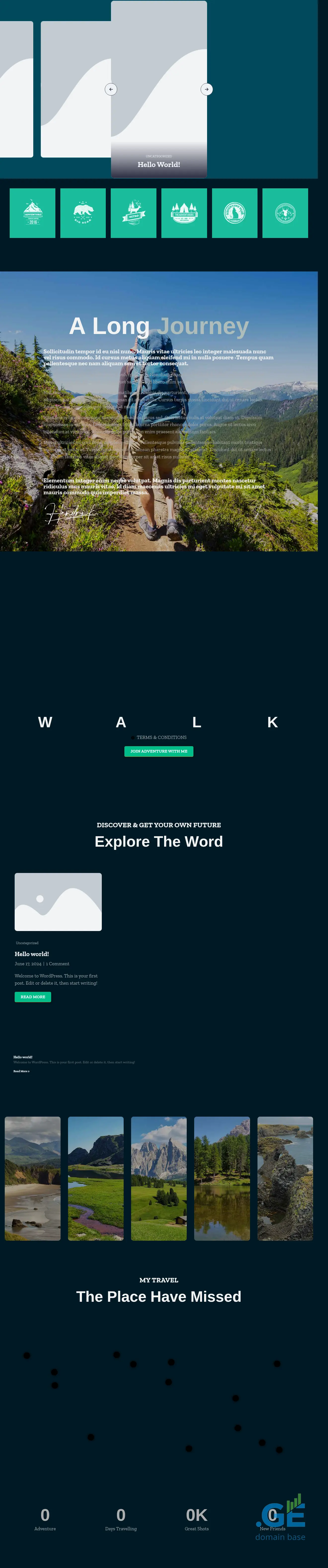Screenshot of the site travelhub.ge