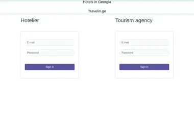 Screenshot of travelin.ge
