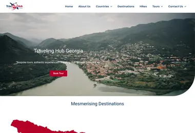 travelinghub.ge-ის ეკრანის სურათი
