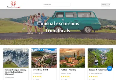 travelize.ge-ის ეკრანის სურათი