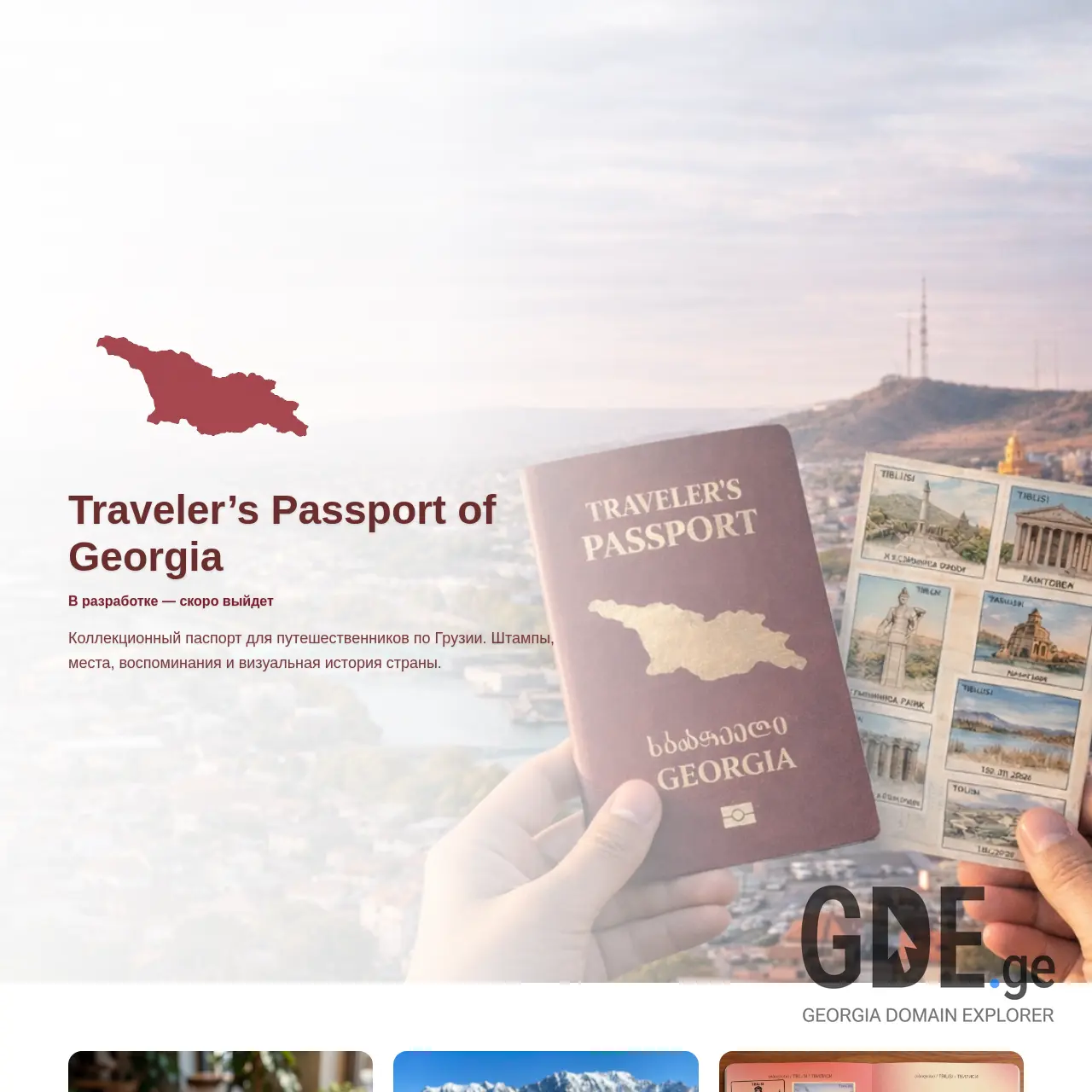 Screenshot of the site travelpassport.ge at 2026-01-13