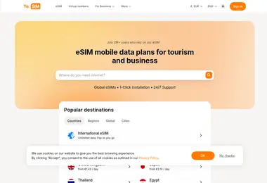 travelsim.ge-ის ეკრანის სურათი