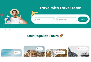 Скриншот travelteam.ge