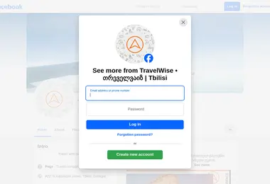 Screenshot of travelwise.ge