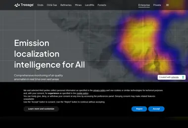 Screenshot of treea.ge