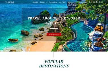 Screenshot of trippoint.ge