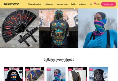 Screenshot of trippy.ge