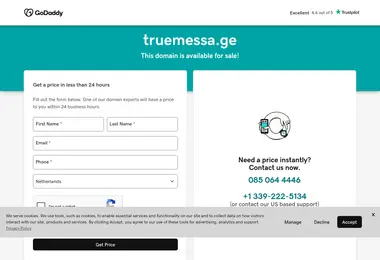 truemessa.ge-ის ეკრანის სურათი