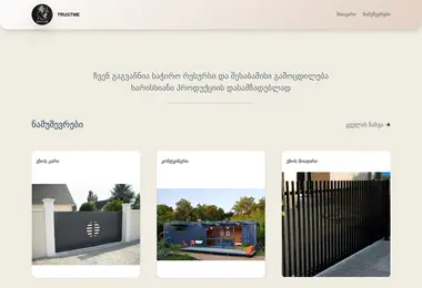 Screenshot of trustme.ge