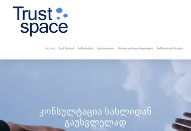 Скриншот trustspace.ge