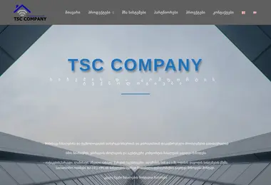Screenshot of tsc.com.ge