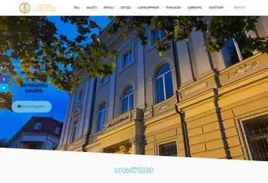 Screenshot of tsc.edu.ge
