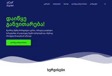 Screenshot of tsdigital.ge