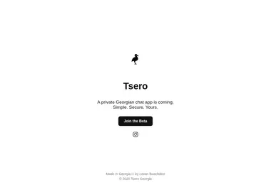 Screenshot of tsero.ge