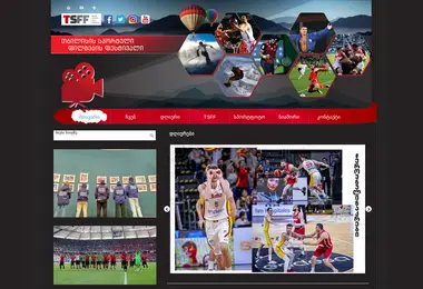 Скриншот tsff.ge