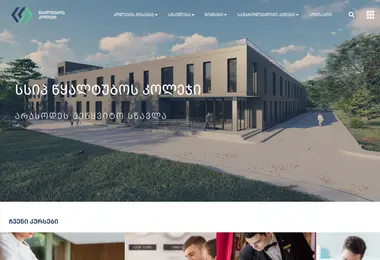 tskaltubocollege.ge-ის ეკრანის სურათი