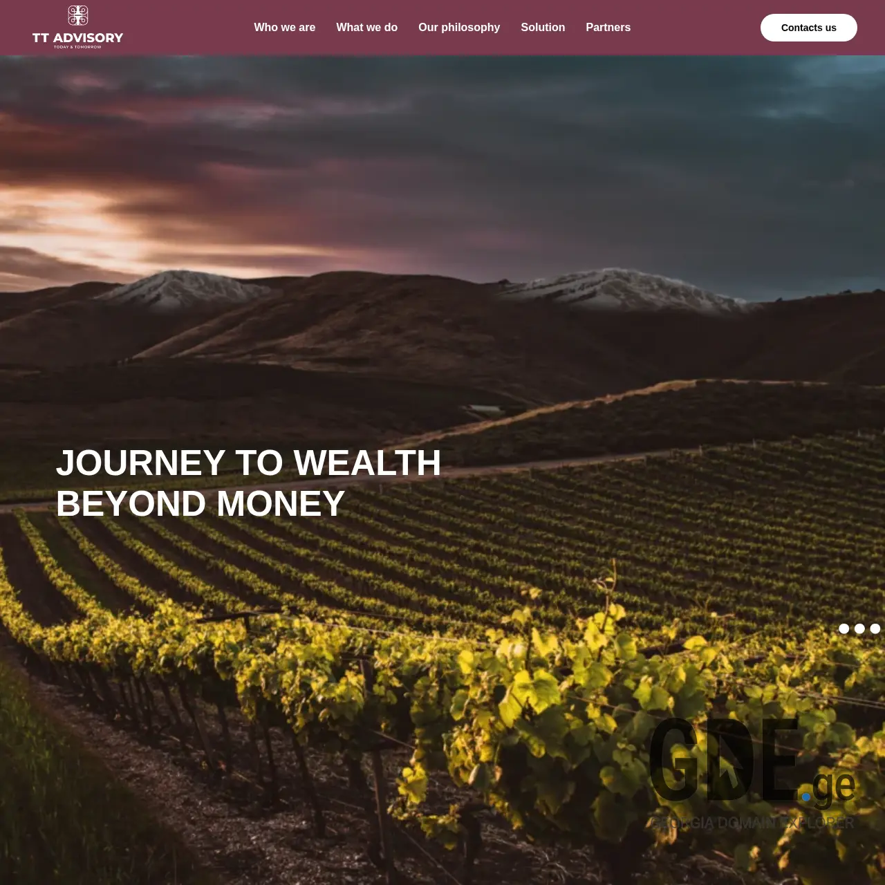 Screenshot of the site tta.ge at 2025-12-13