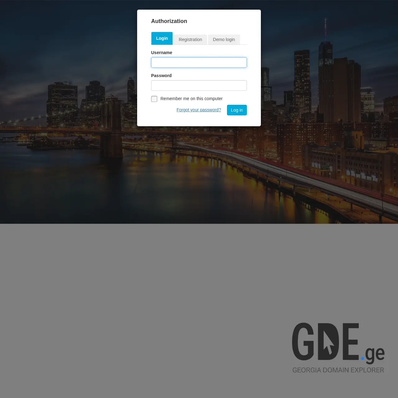 Screenshot of the site ttbooking.ge at 2025-12-12