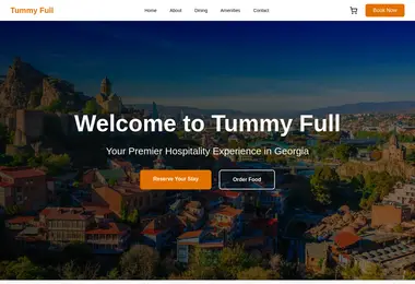 Screenshot of tummyfull.ge