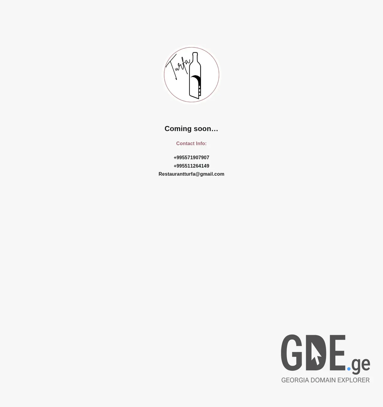 Screenshot of the site turfa2ndfloor.ge at 2025-12-02