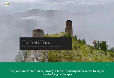 Скриншот tushetitour.ge
