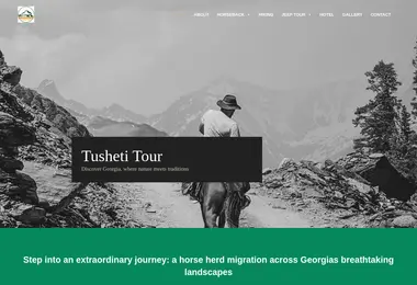 Screenshot of tushetitour.ge