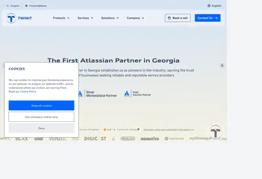 twinit.ge-ის ეკრანის სურათი