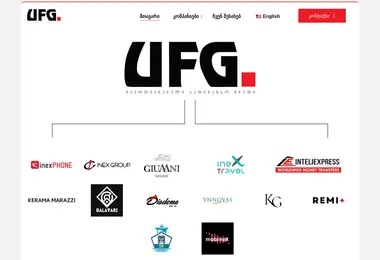 Screenshot of ufg.ge