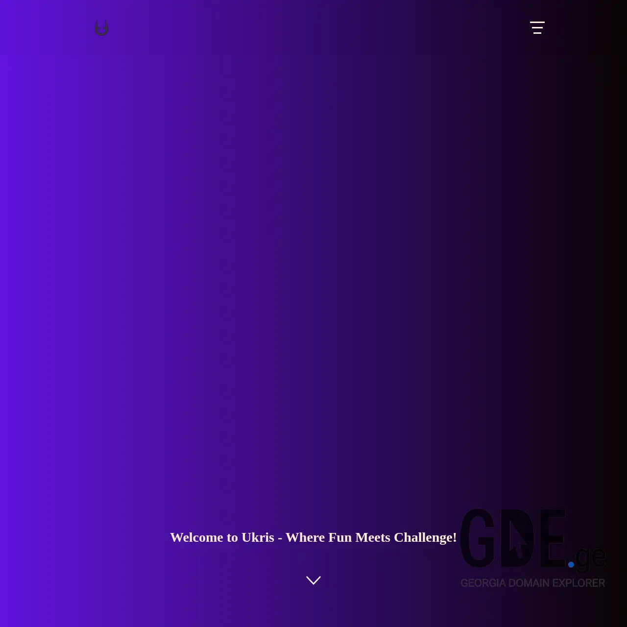 Screenshot of the site ukris.ge at 2025-12-26