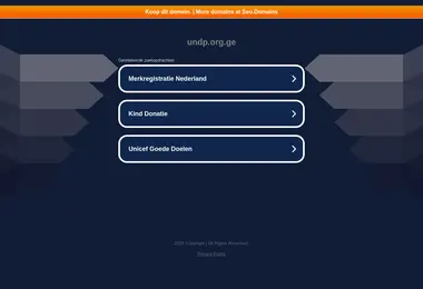 Скриншот undp.org.ge