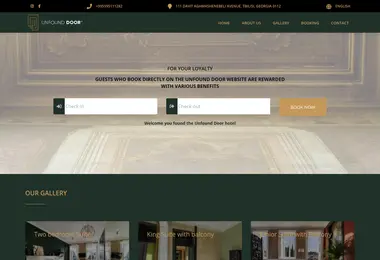 Screenshot of unfounddoor.ge