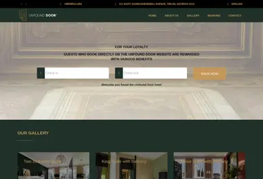 Screenshot of unfounddoor.ge