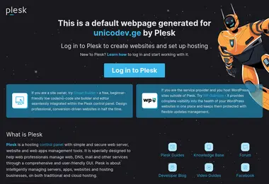 Screenshot of unicodev.ge