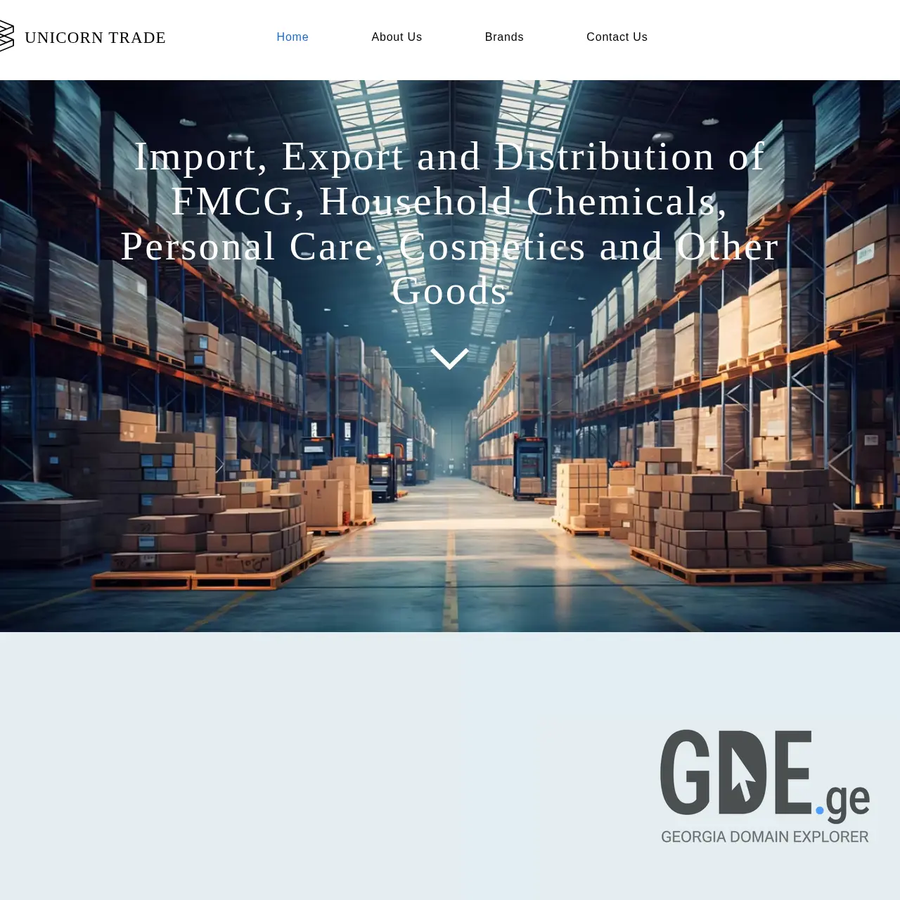 Screenshot of the site unicorn-trade.ge at 2025-12-13