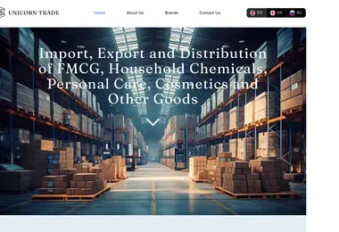Скриншот unicorn-trade.ge