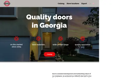 Screenshot of unidoors.ge
