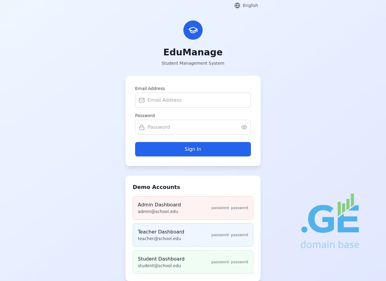 Screenshot of the site unihub.ge