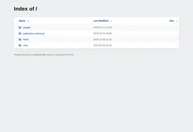 Screenshot of unitest.ge