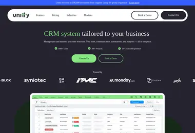 Screenshot of unity.ge