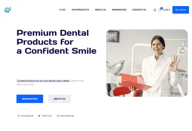 Скриншот updent.ge