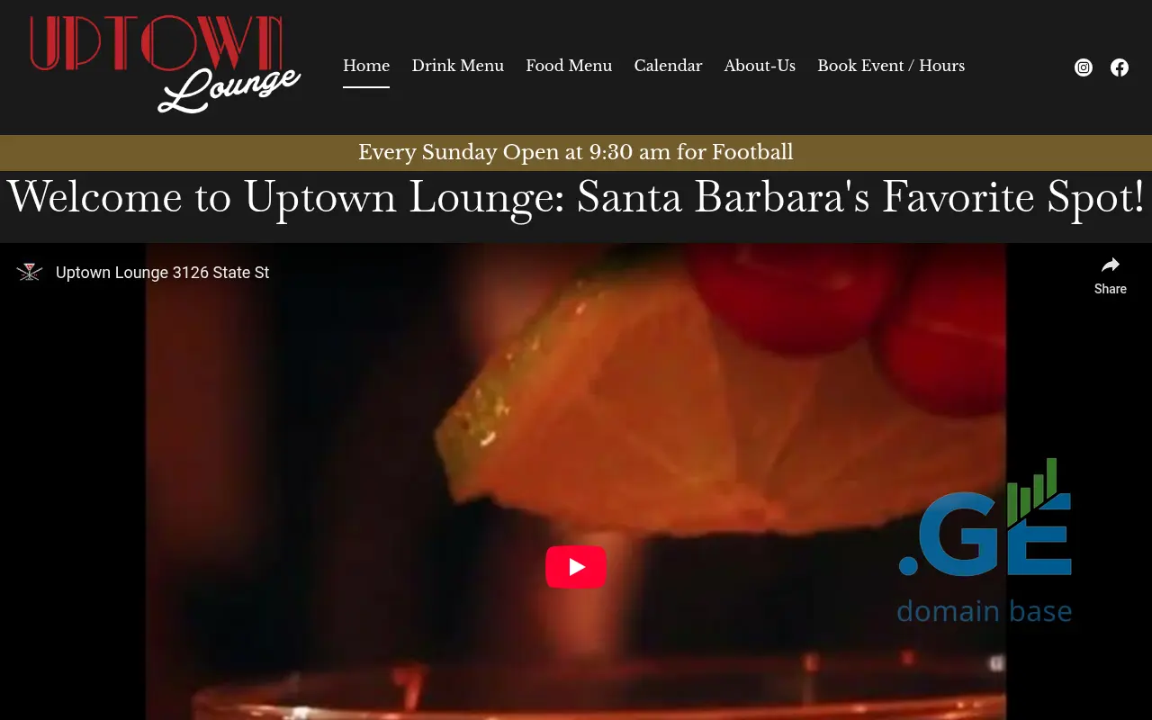 Screenshot of the site uptownloun.ge