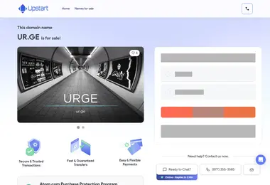 Screenshot of ur.ge